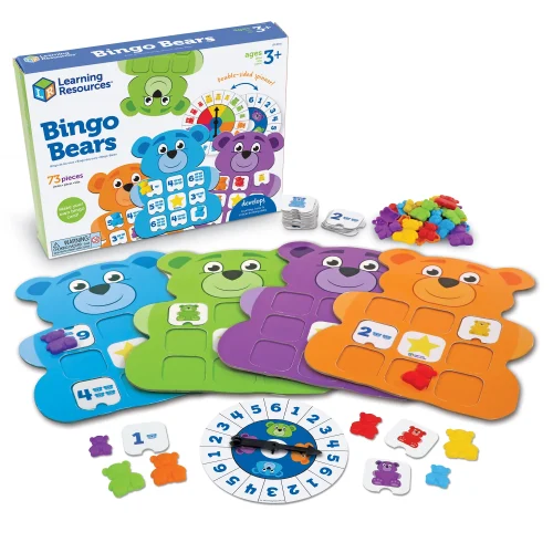 Learning Resources Puzzle Bingo Bears Game