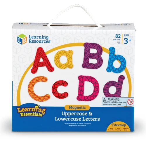 Alternative view of Learning Resources Puzzle Magnetic Uppercase & Lowercase Letters