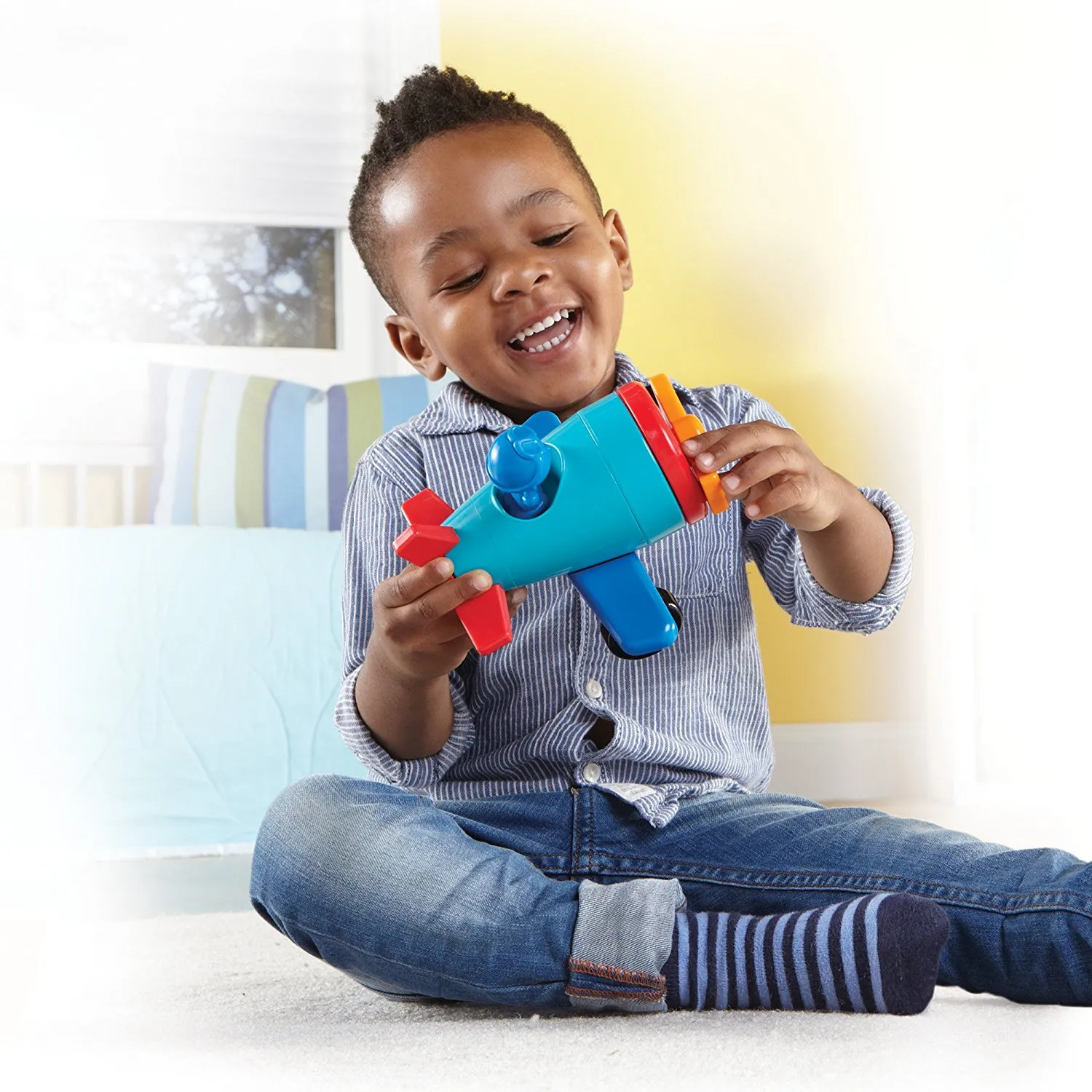 Learning Resources Puzzle 1-2-3 Build It!™ Car-Plane-Boat - Image 12