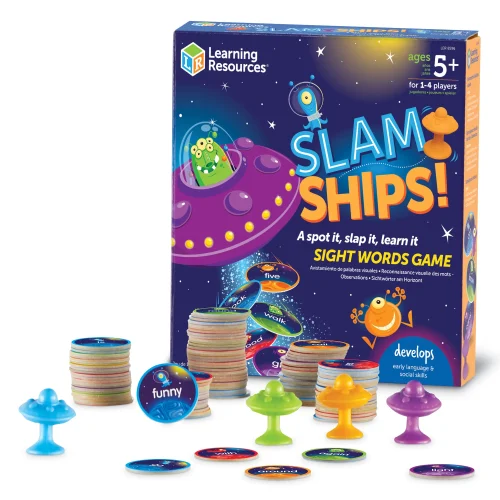 Learning Resources Puzzle Slam Ships! Sight Words Game