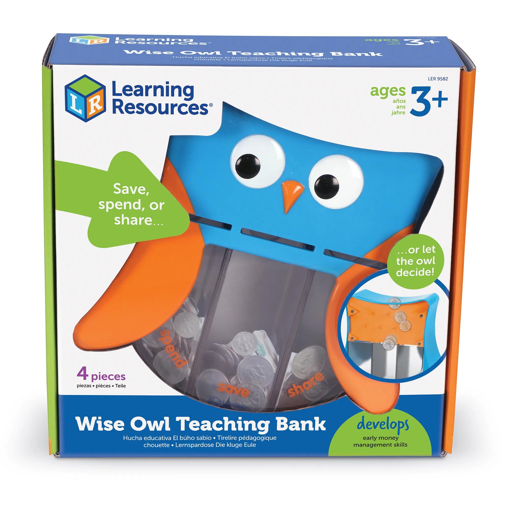 Learning Resources Puzzle Wise Owl Teaching Bank - Image 5