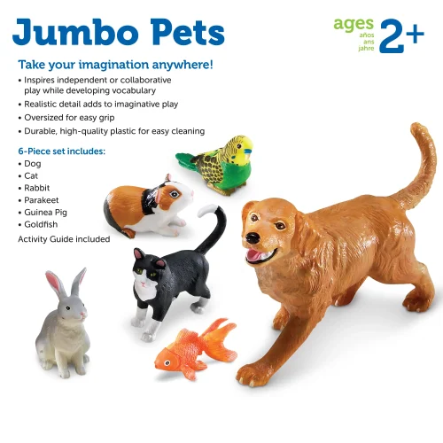 Alternative view of Learning Resources Puzzle Jumbo Pets