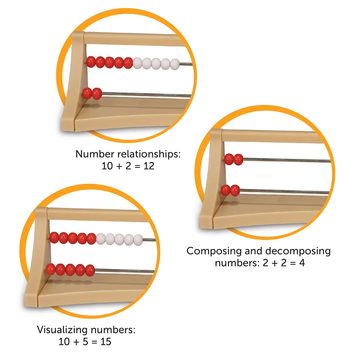 Learning Resources Puzzle 2-Row Rekenrek Counting Frame - Image 6