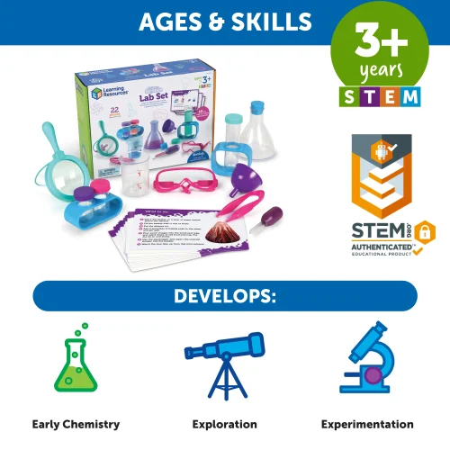 Alternative view of Learning Resources Puzzle Primary Science® Lab Set - Alternative Color