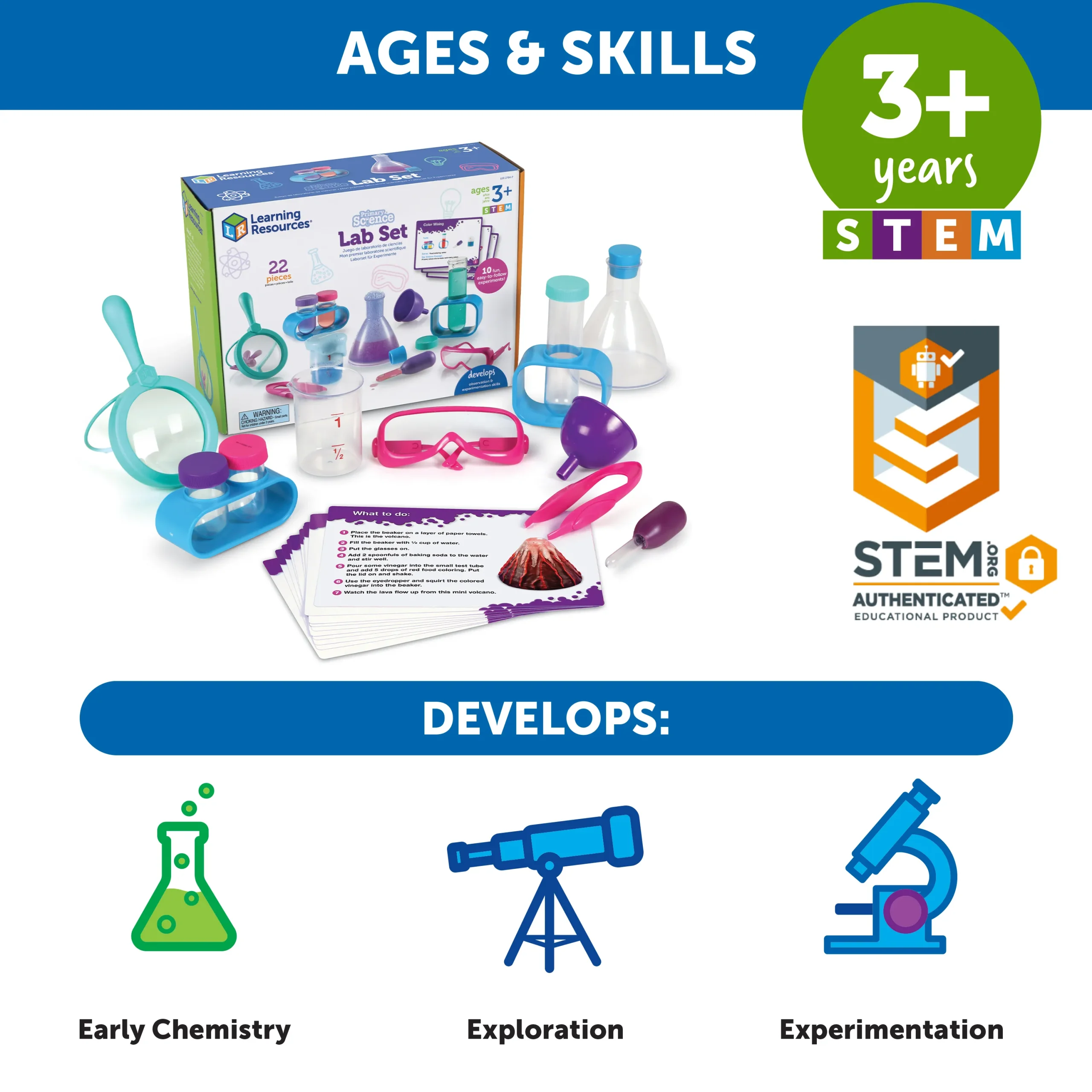 Learning Resources Puzzle Primary Science® Lab Set - Alternative Color - Image 2