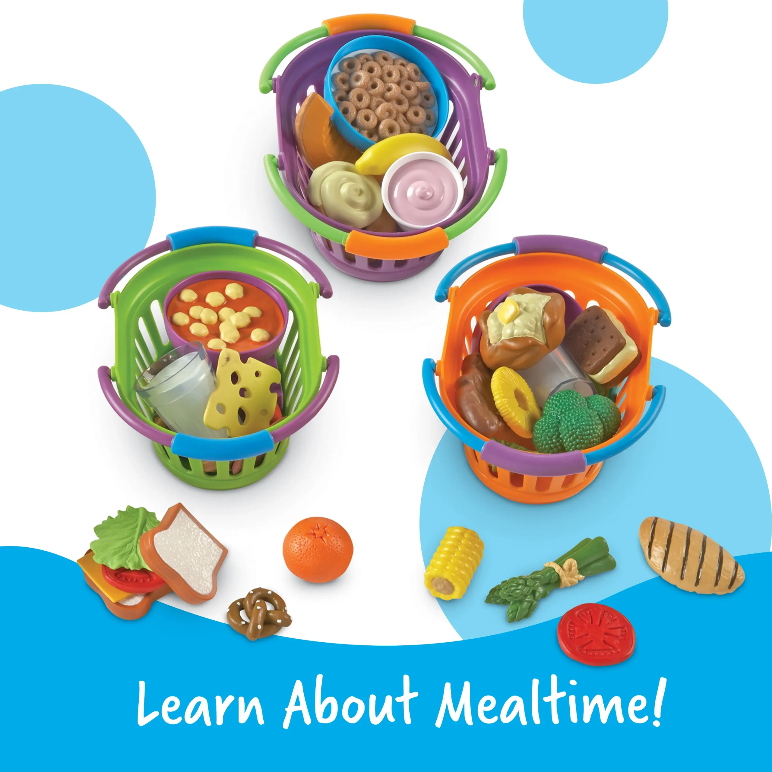 Learning Resources Puzzle New Sprouts® Breakfast, Lunch and Dinner Baskets - Image 3