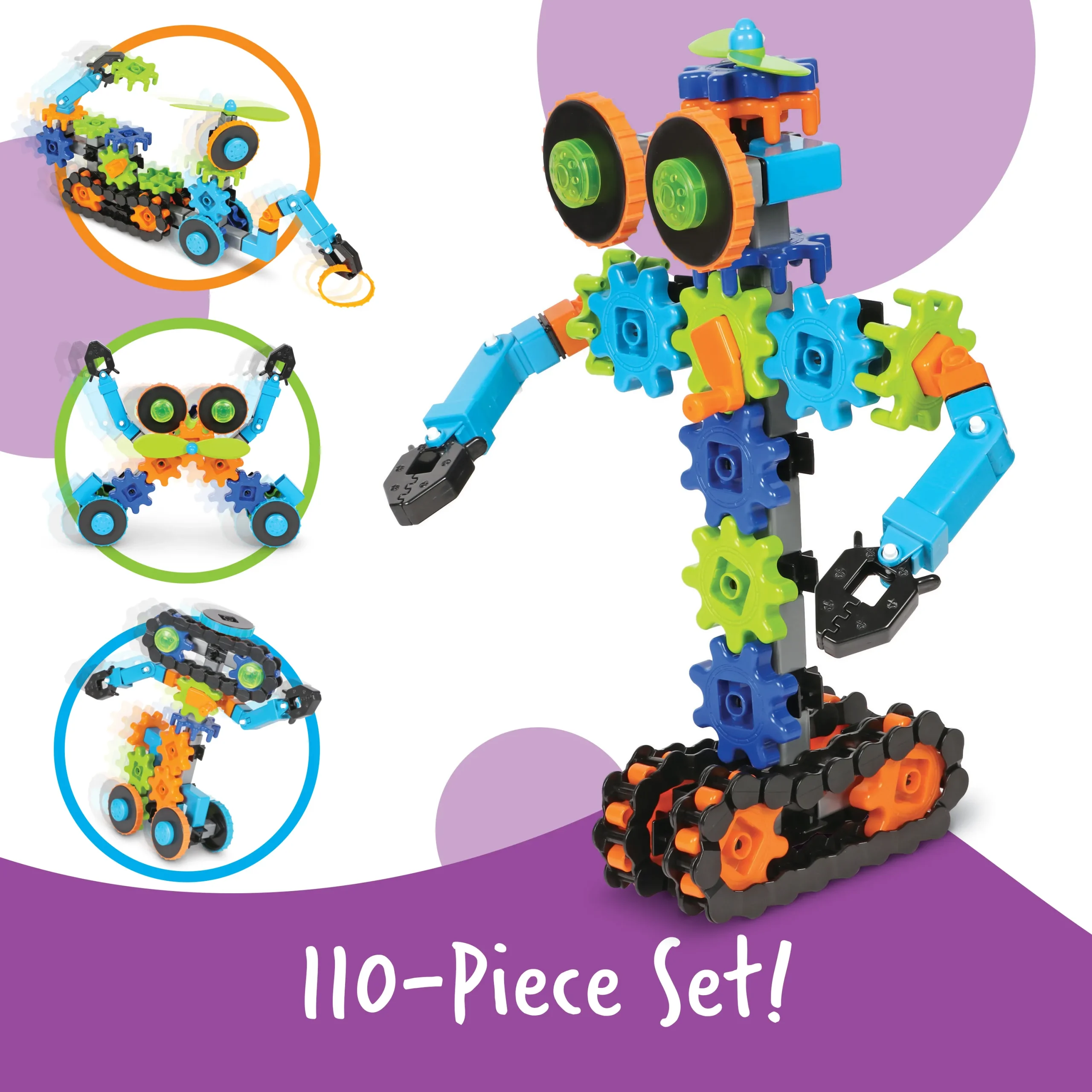 Learning Resources Puzzle Gears! Gears! Gears!® Robots in Motion - Image 5