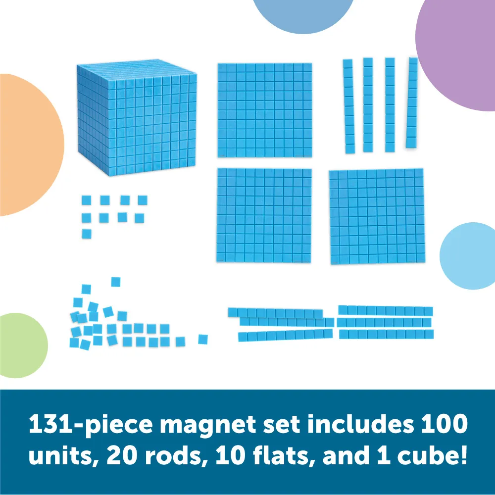 Learning Resources Puzzle Giant Magnetic Base Ten Set - Image 4