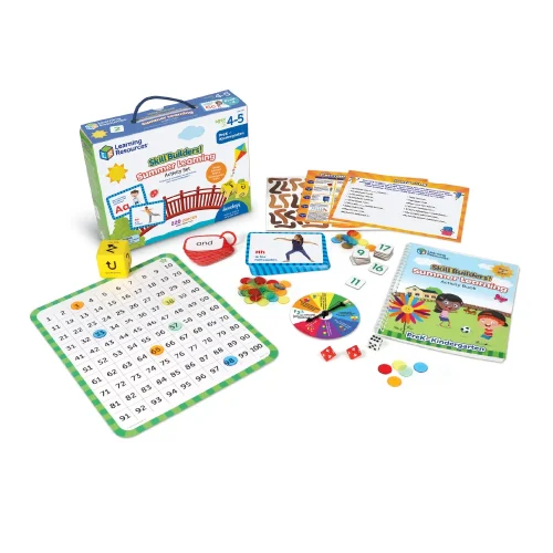 Learning Resources Puzzle Skill Builders Summer Learning Activity Set - PreK to K