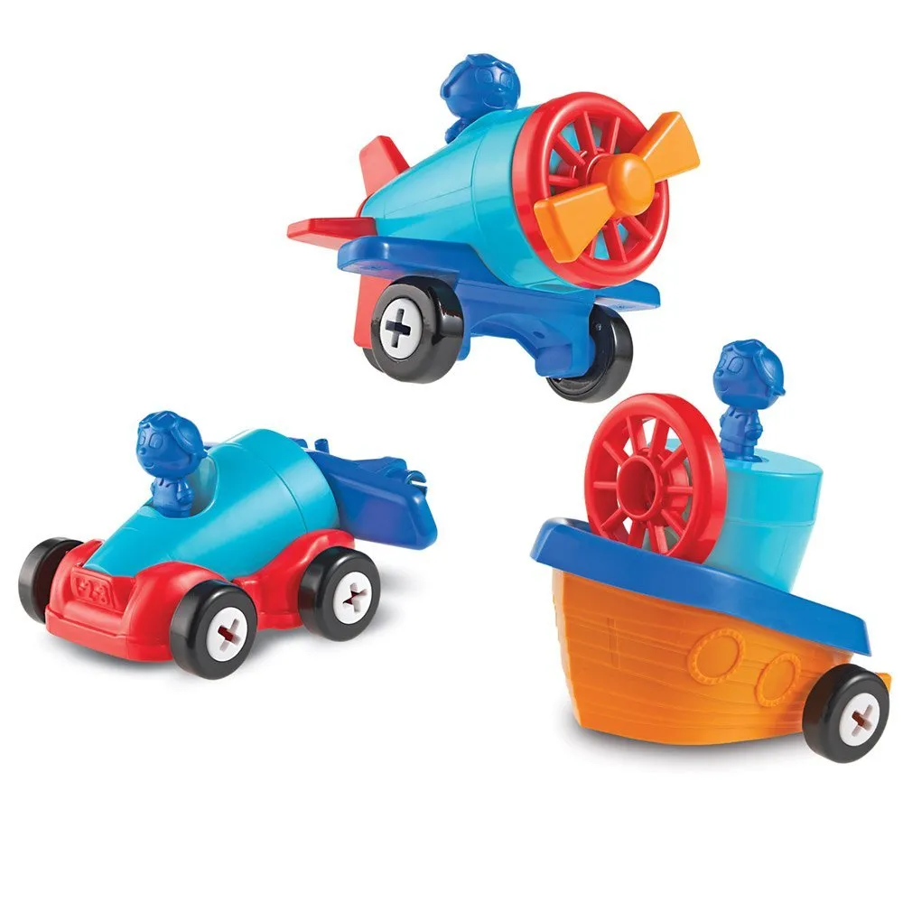 Learning Resources Puzzle 1-2-3 Build It!™ Car-Plane-Boat