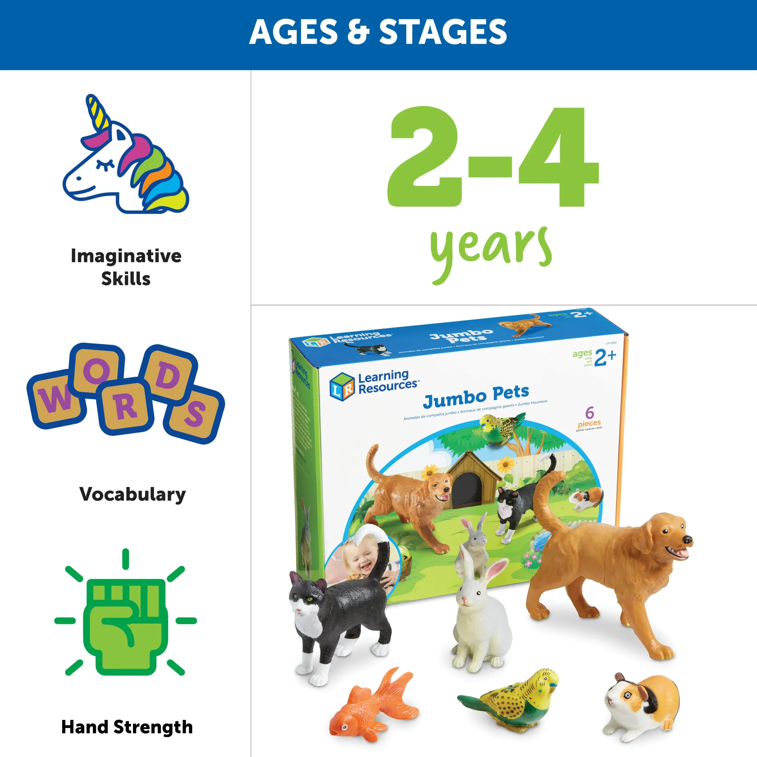 Learning Resources Puzzle Jumbo Pets - Image 6