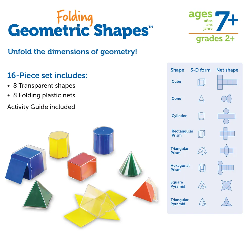 Learning Resources Puzzle Folding Geometric Shapes™ - Image 7