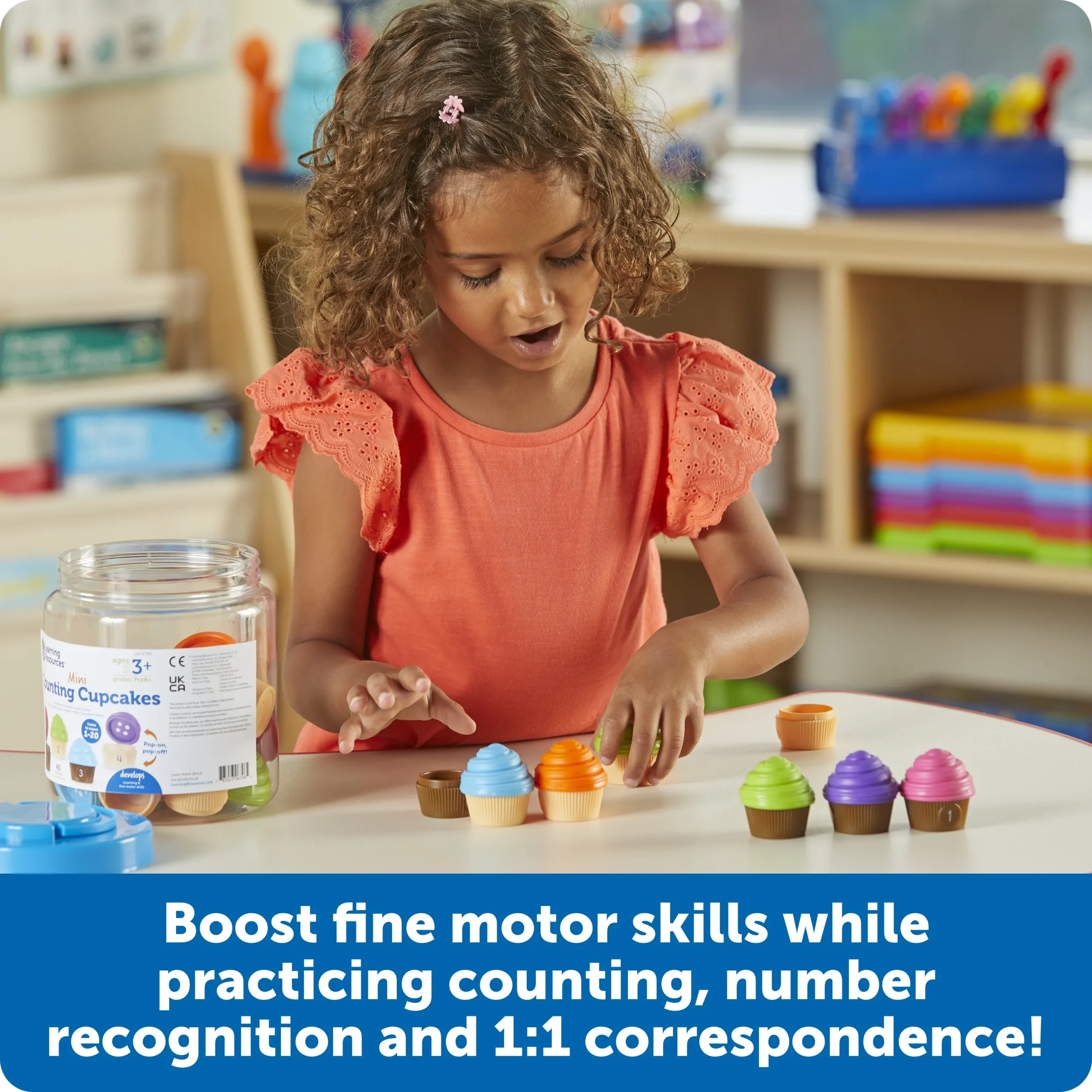 Learning Resources Puzzle Mini Counting Cupcakes - Image 4
