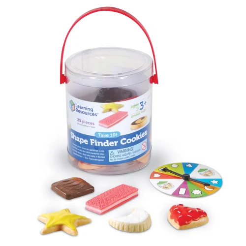 Alternative view of Learning Resources Puzzle Take 10! Shape Finder Cookies