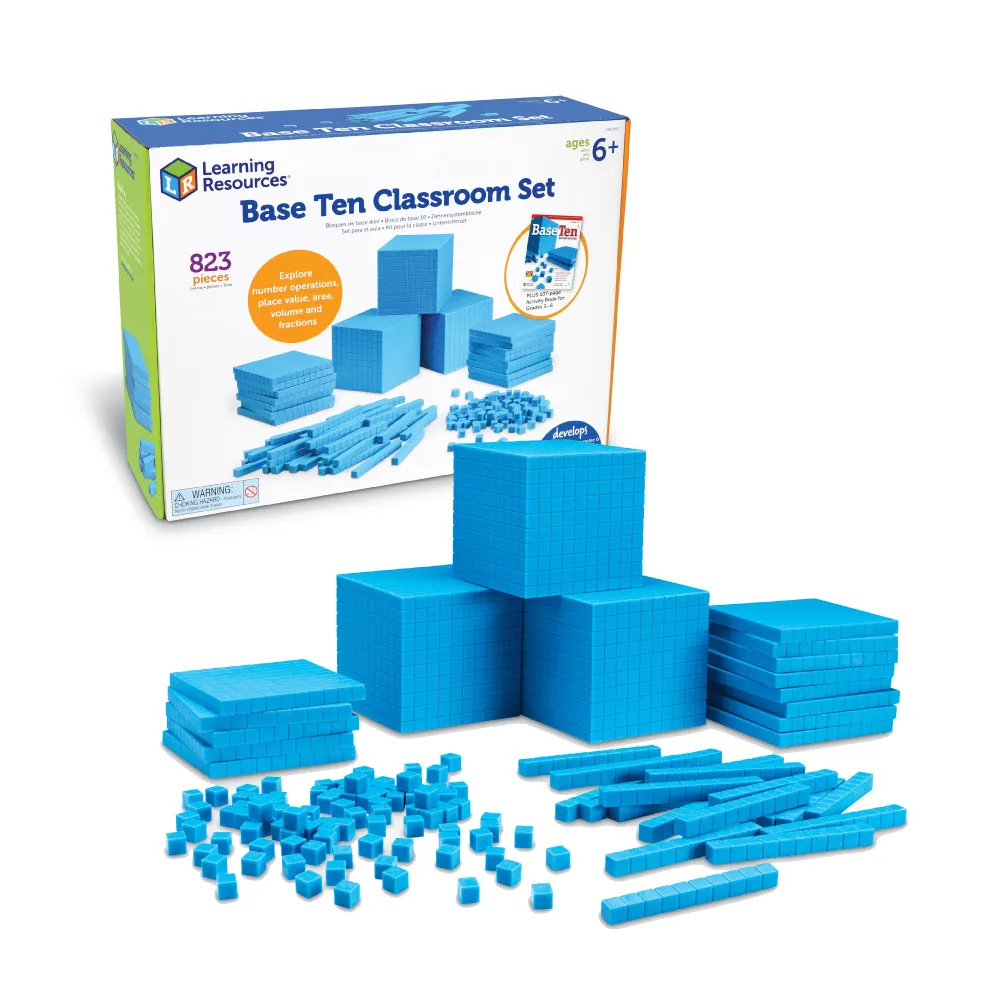 Learning Resources Puzzle Base Ten Classroom Set