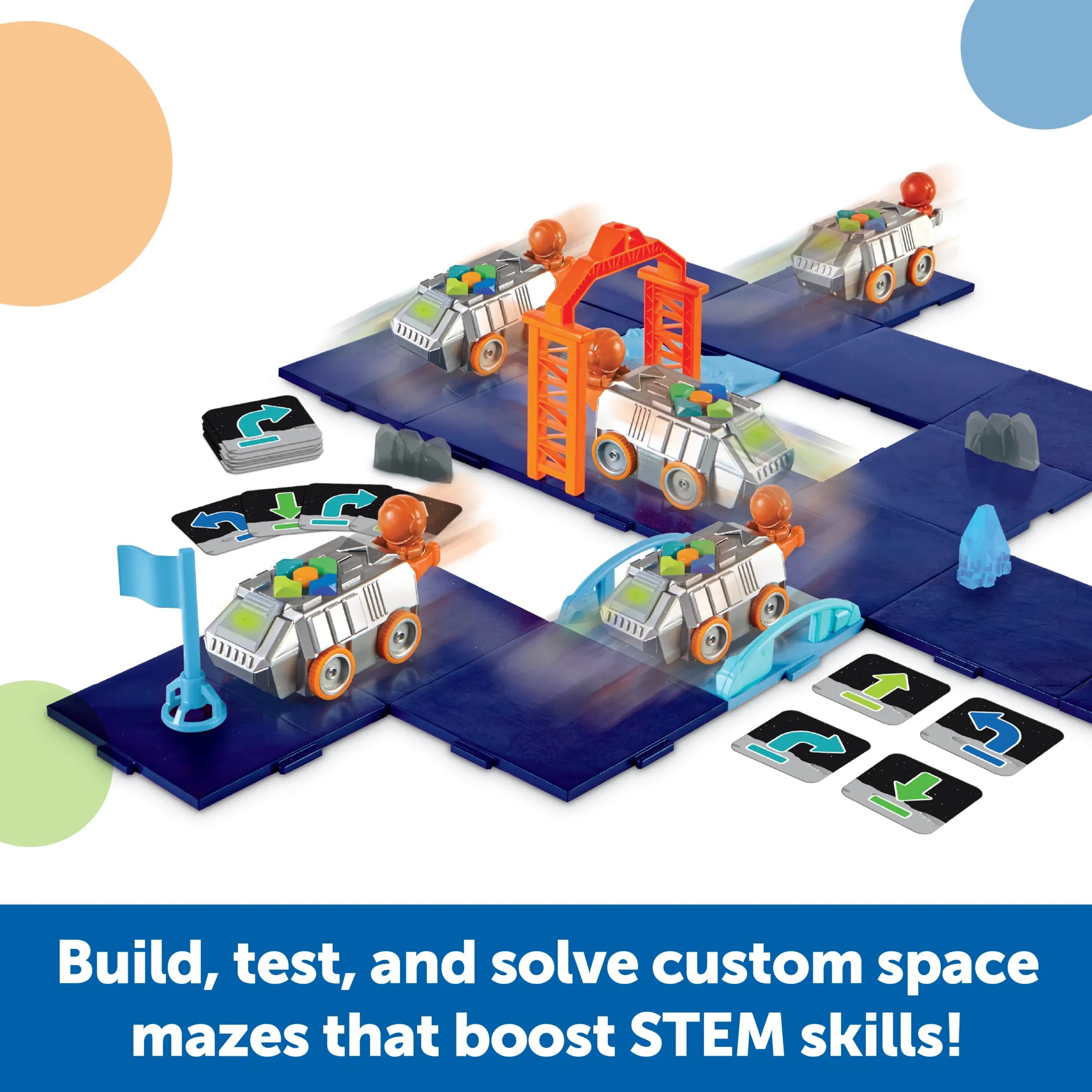 Learning Resources Puzzle Space Rover Deluxe Coding Activity Set - Image 3