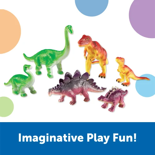 Alternative view of Learning Resources Puzzle Jumbo Dinosaurs - Mommas and Babies
