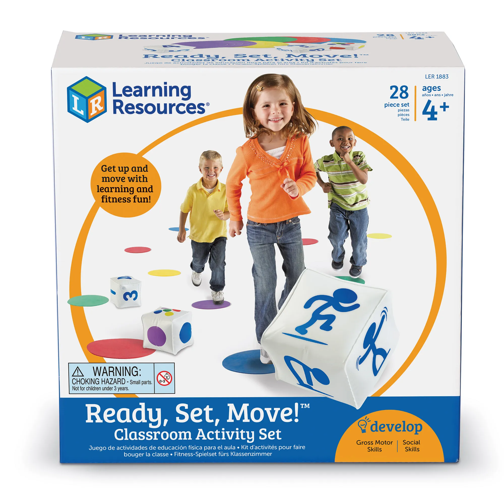 Learning Resources Puzzle Ready, Set, Move™ Classroom Activity Set - Image 5
