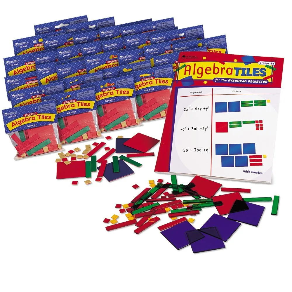 Learning Resources Puzzle Algebra Tiles™ Class Set