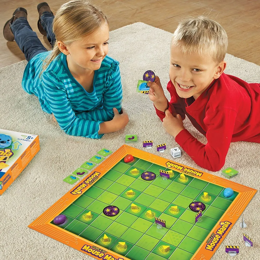 Learning Resources Puzzle Code & Go® Mouse Mania Board Game - Image 4