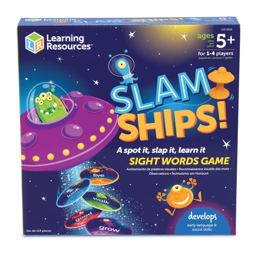 Alternative view of Learning Resources Puzzle Slam Ships! Sight Words Game