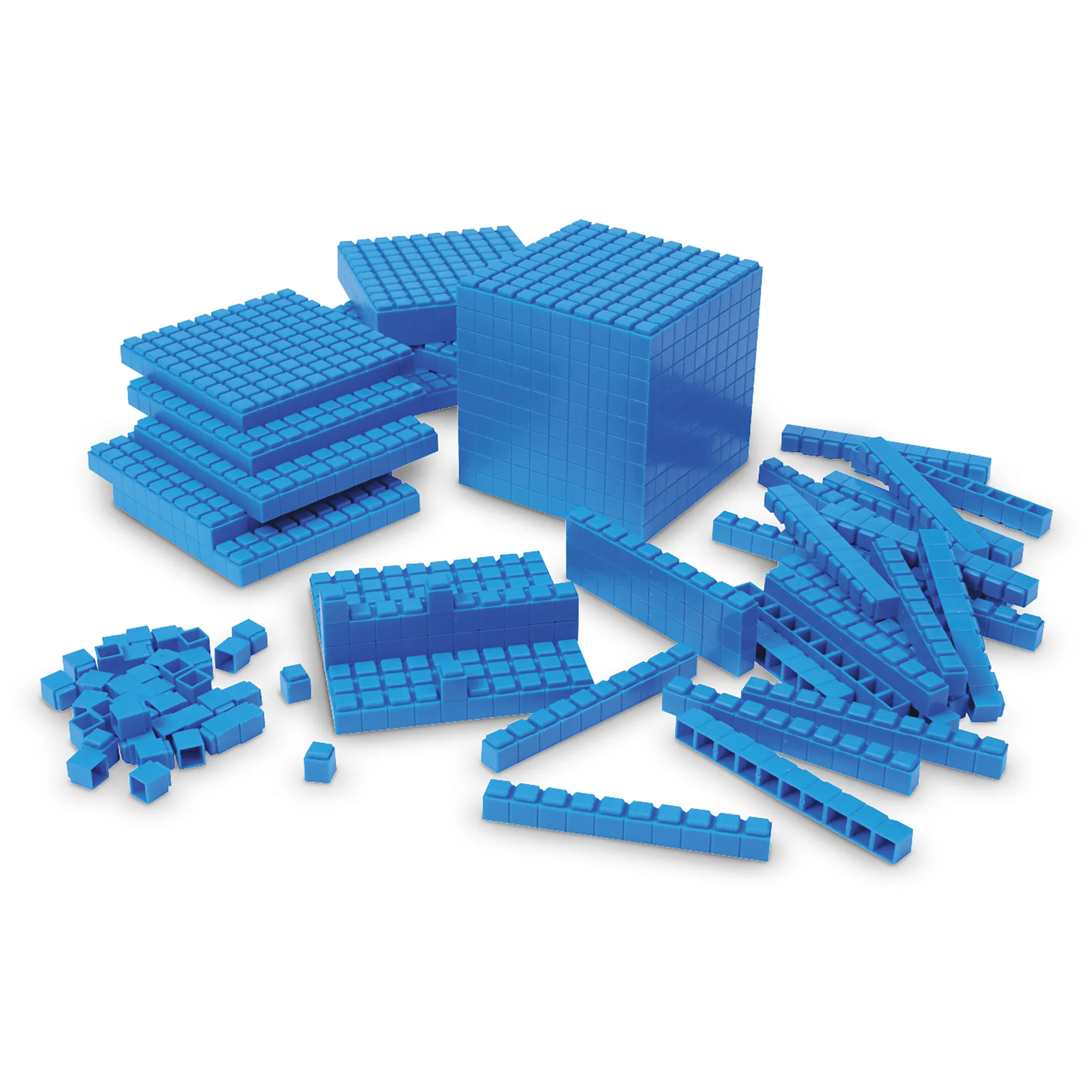 Learning Resources Puzzle Interlocking Base Ten Classroom Set - Image 3