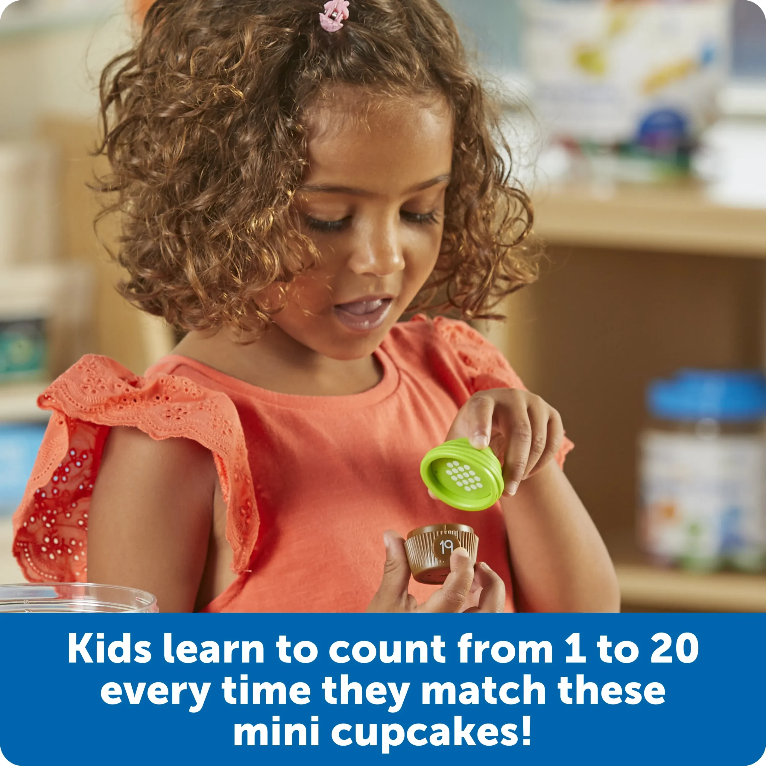 Learning Resources Puzzle Mini Counting Cupcakes - Image 3