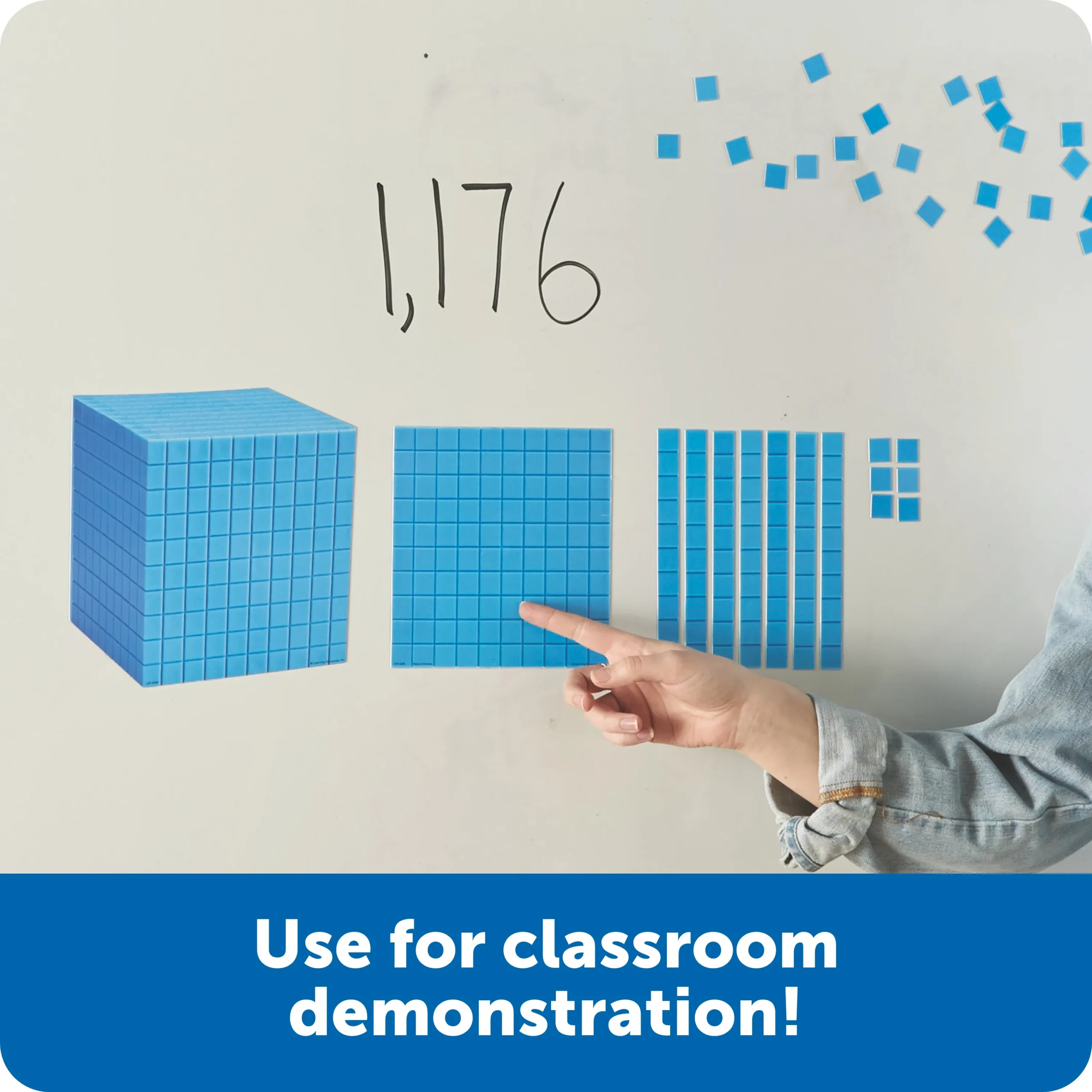 Learning Resources Puzzle Giant Magnetic Base Ten Set - Image 5