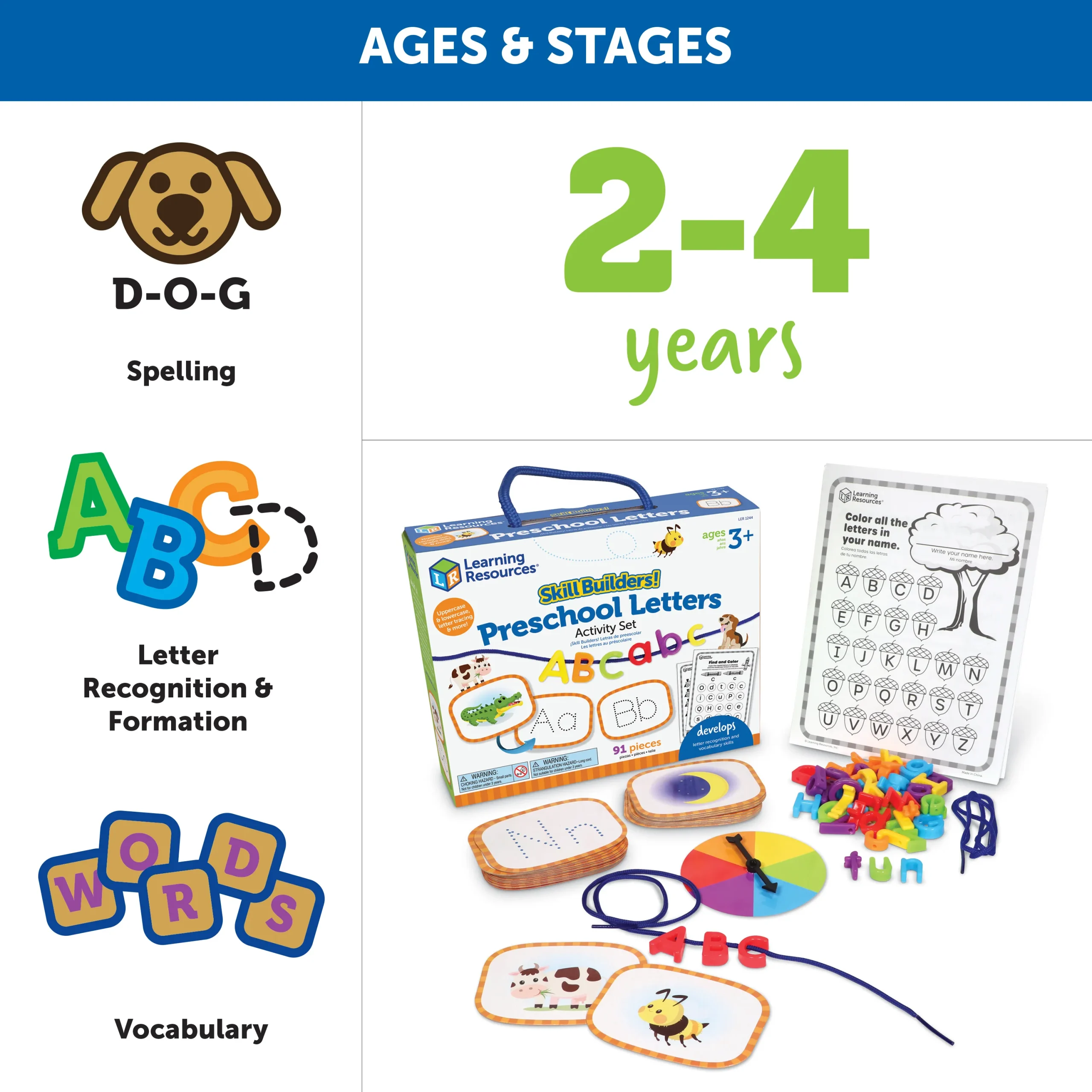 Learning Resources Puzzle Skill Builders! Preschool Letters - Image 7