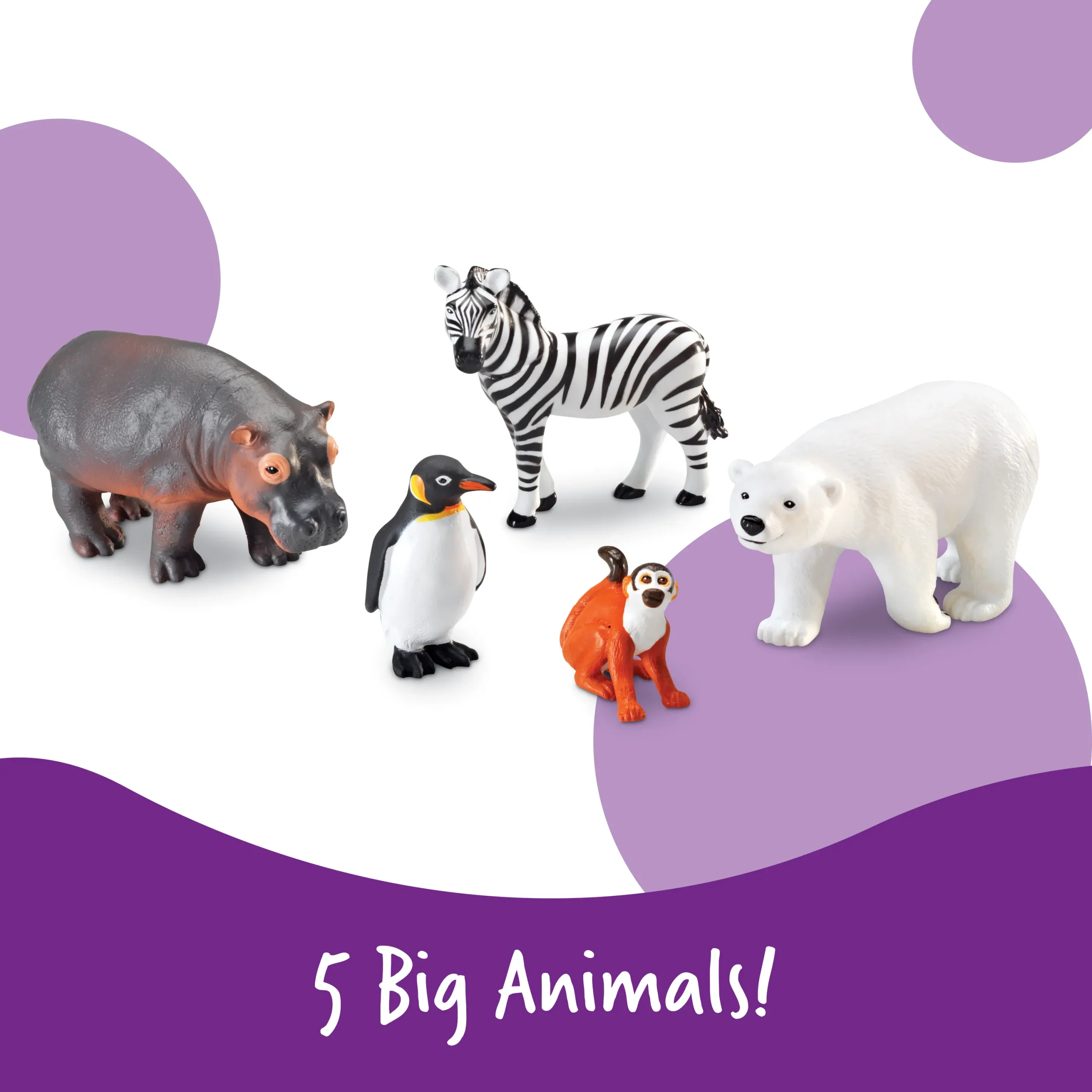 Learning Resources Puzzle Jumbo Zoo Animals - Image 3