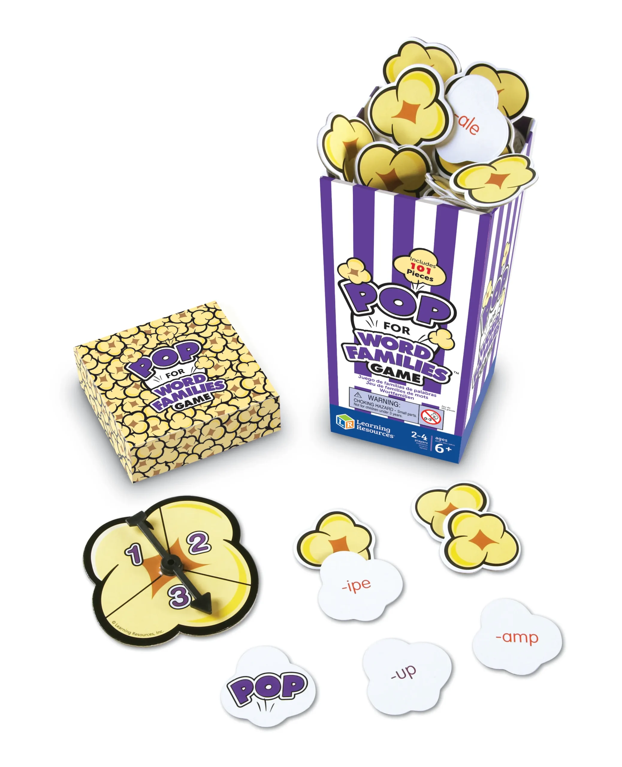 Learning Resources Puzzle POP for Word Families™ Game