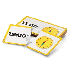 Learning Resources Puzzle About Time! Small Group Activity Set - Image 3
