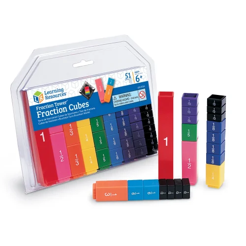 Alternative view of Learning Resources Puzzle Fraction Tower® Fraction Cubes