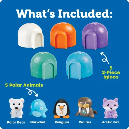 Alternative view of Learning Resources Puzzle Sort & Seek™ Polar Animals
