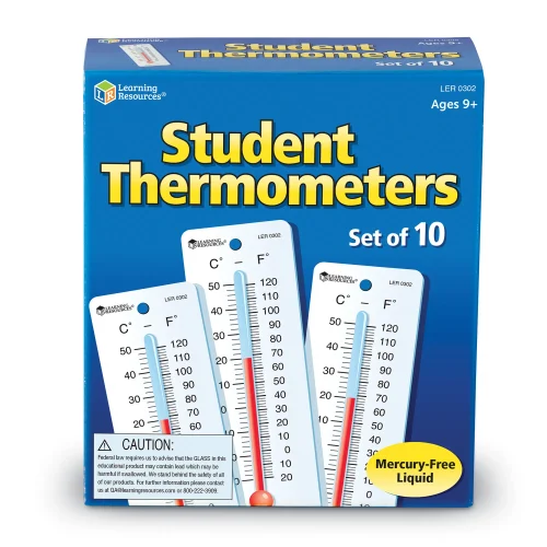 Alternative view of Student Thermometers, Set of 10