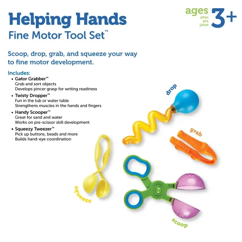 Alternative view of Learning Resources Puzzle Helping Hands Fine Motor Tool Set™