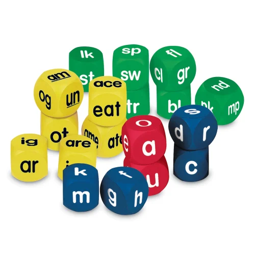 Alternative view of Soft Foam Phonics Cubes Set