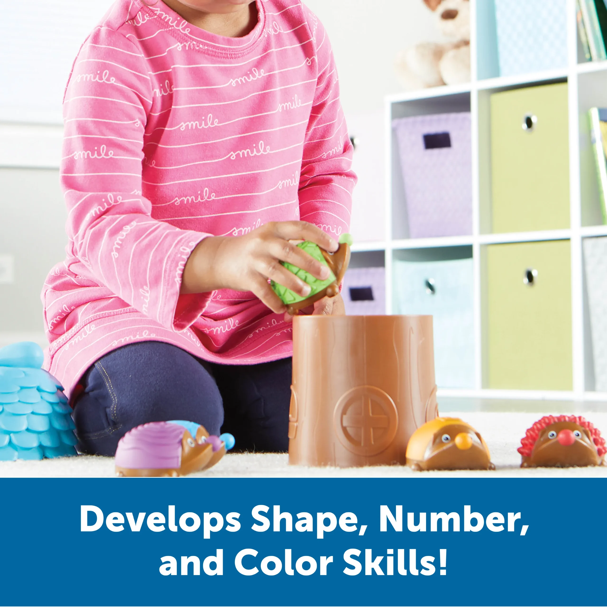 Learning Resources Puzzle Spike the Fine Motor Hedgehog® Sensory Tree House - Image 4