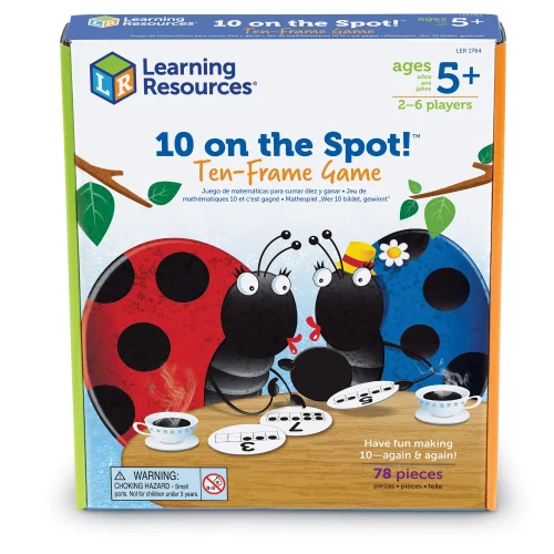 Alternative view of Learning Resources Puzzle 10 On the Spot! Ten-Frame Game