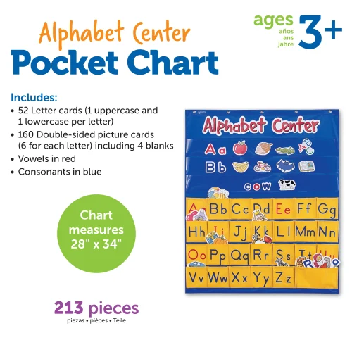 Alternative view of Learning Resources Puzzle Alphabet Center Pocket Chart