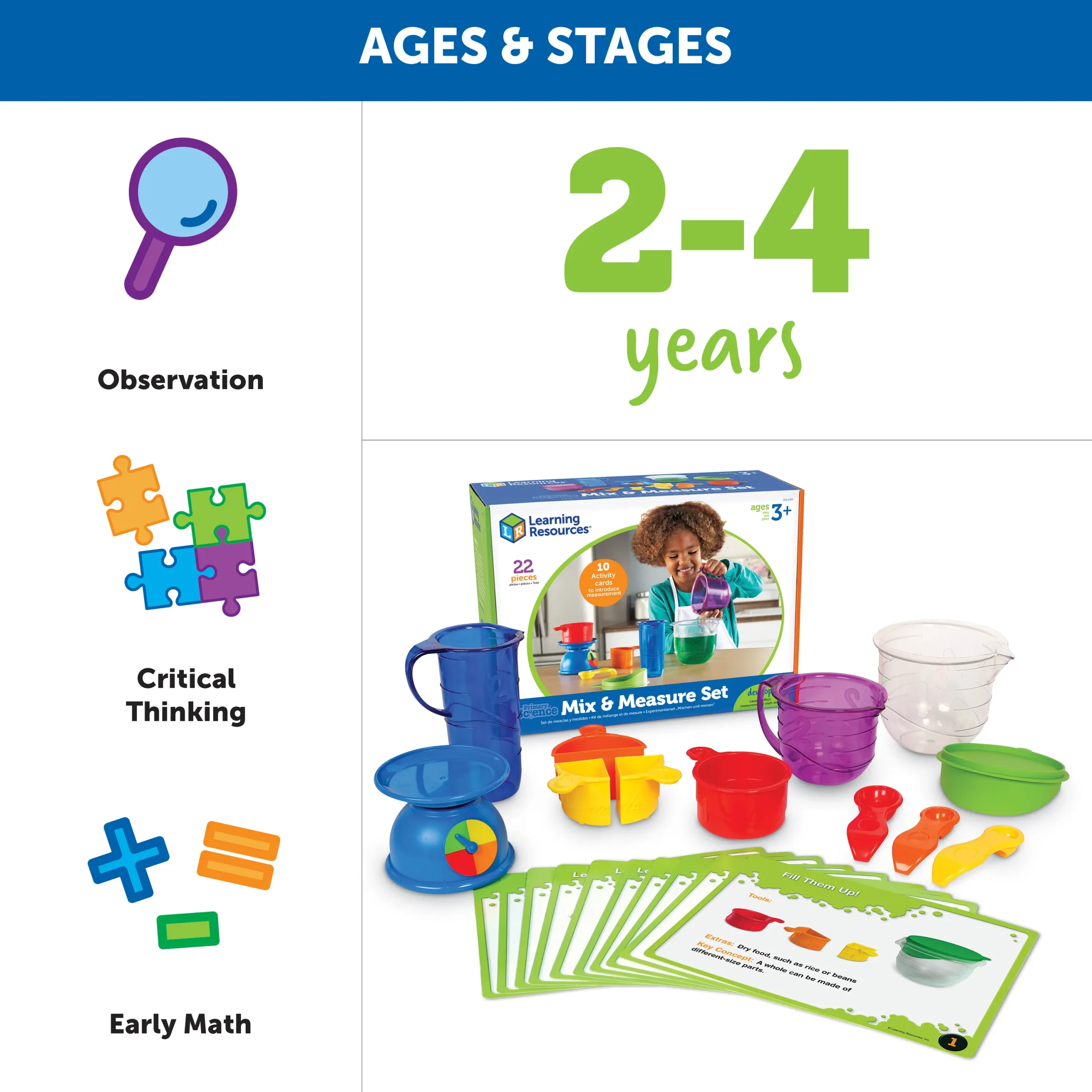 Learning Resources Puzzle Primary Science® Mix & Measure Set - Image 6