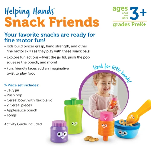 Alternative view of Learning Resources Puzzle Helping Hands Snack Pals