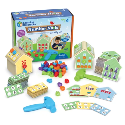 Number Nails Activity Set