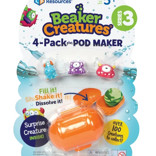 Alternative view of Beaker Creatures 4-Pack plus Pod Maker, Series 3