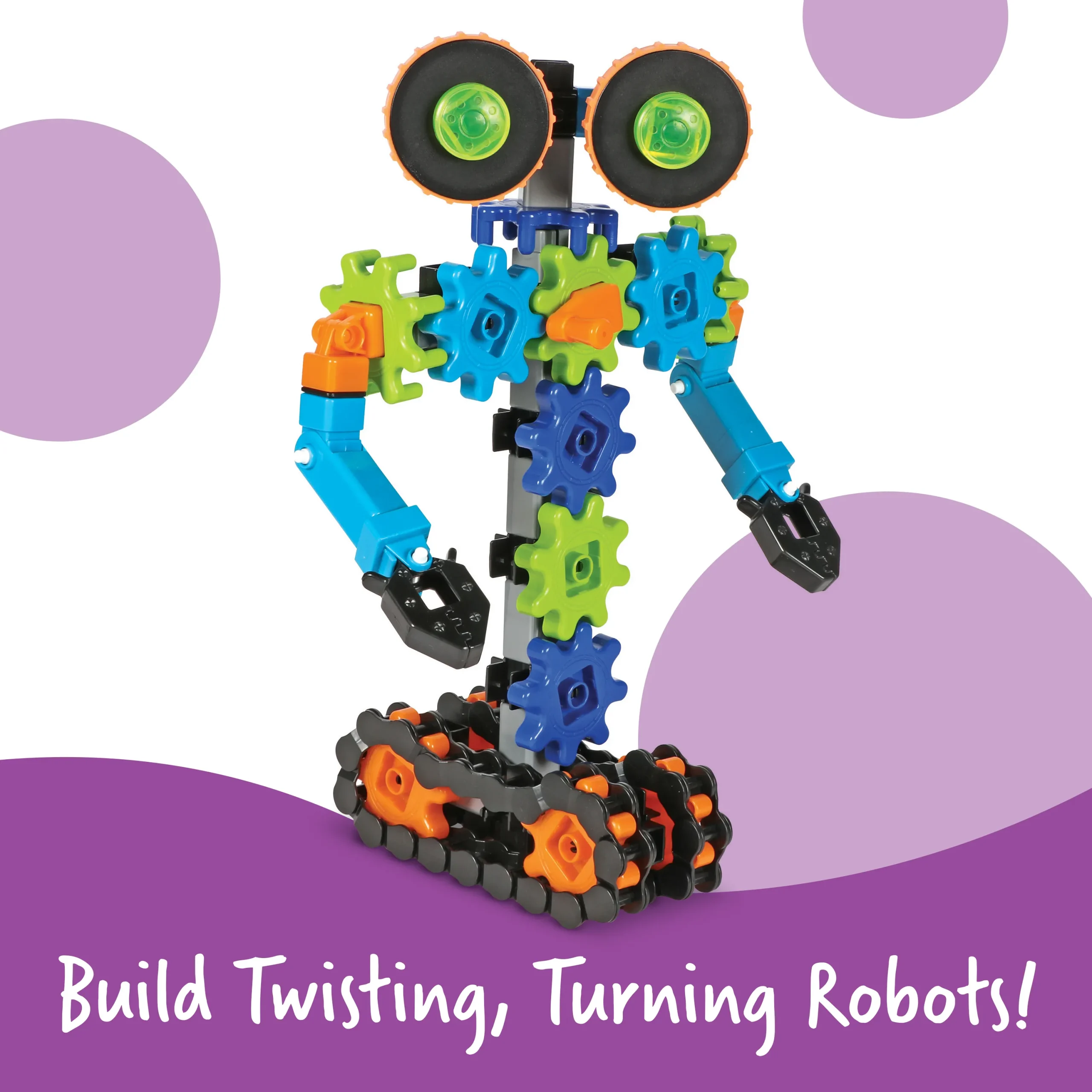 Learning Resources Puzzle Gears! Gears! Gears!® Robots in Motion - Image 3