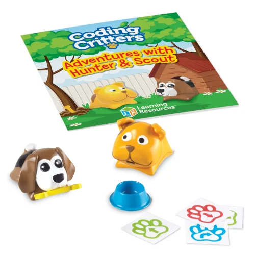 Learning Resources Puzzle Coding Critters® Pair-a-Pets: Adventures with Hunter & Scout