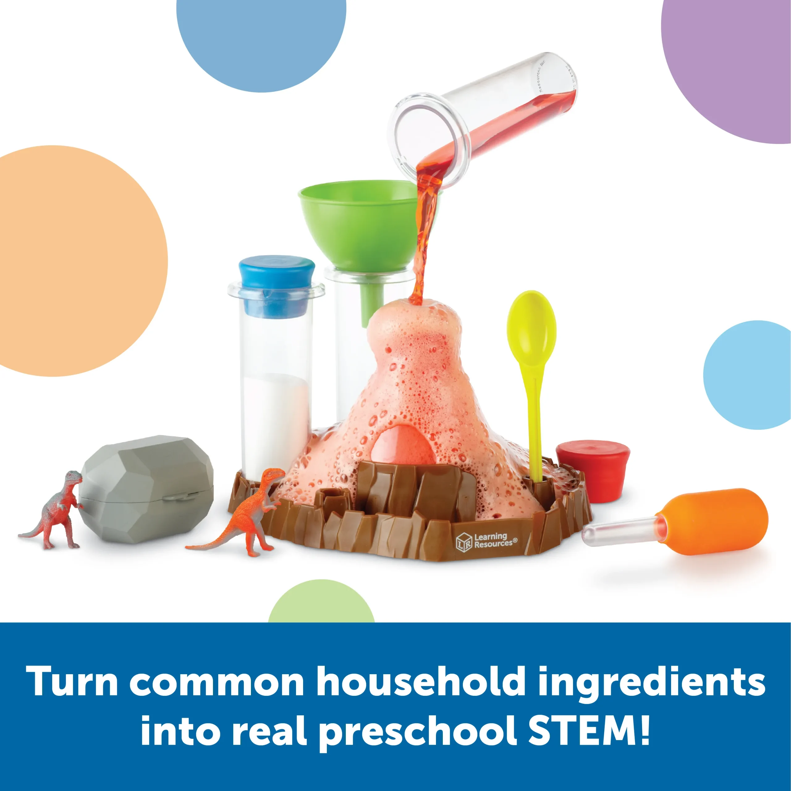 Learning Resources Puzzle Fizzy Volcano Preschool Science Lab - Image 4