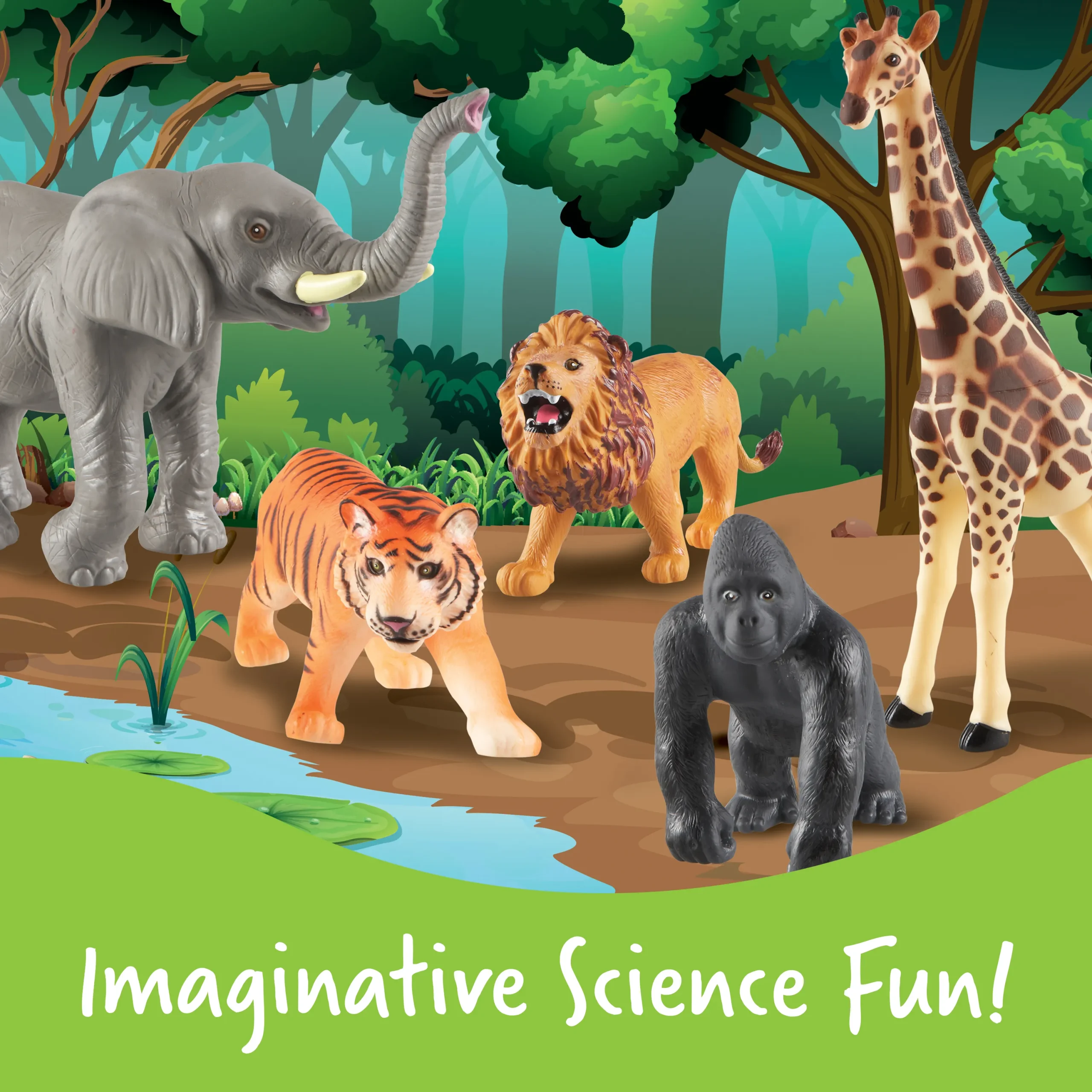 Learning Resources Puzzle Jumbo Jungle Animals - Image 5
