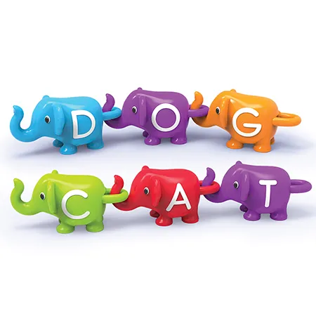 Learning Resources Puzzle Snap-n-Learn™ ABC Elephants