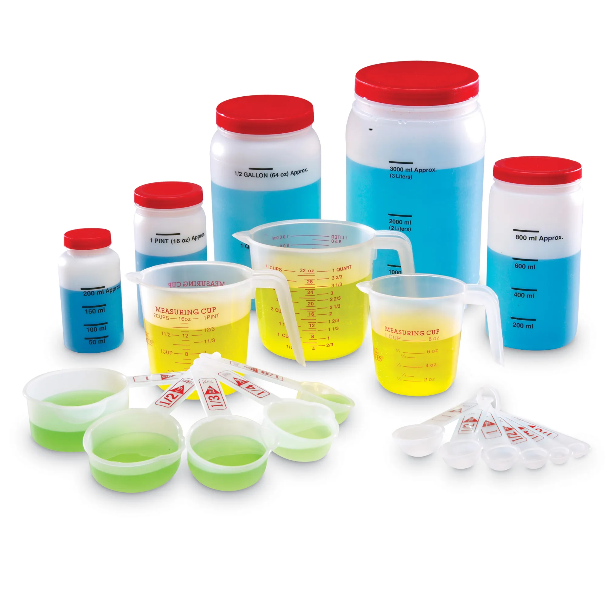 Learning Resources Puzzle Liquid Measurement Set